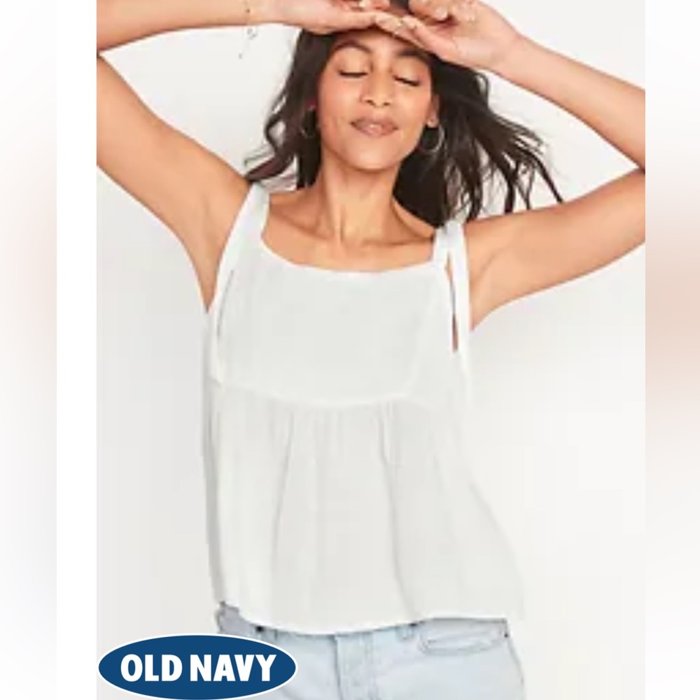 NWT tie shoulder waist defined swing tank size large